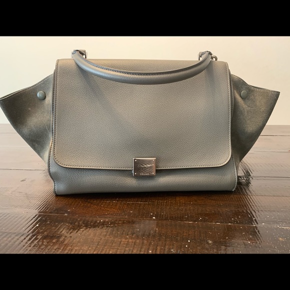 Celine Trapeze Drummed Calfskin - Picture 2 of 7